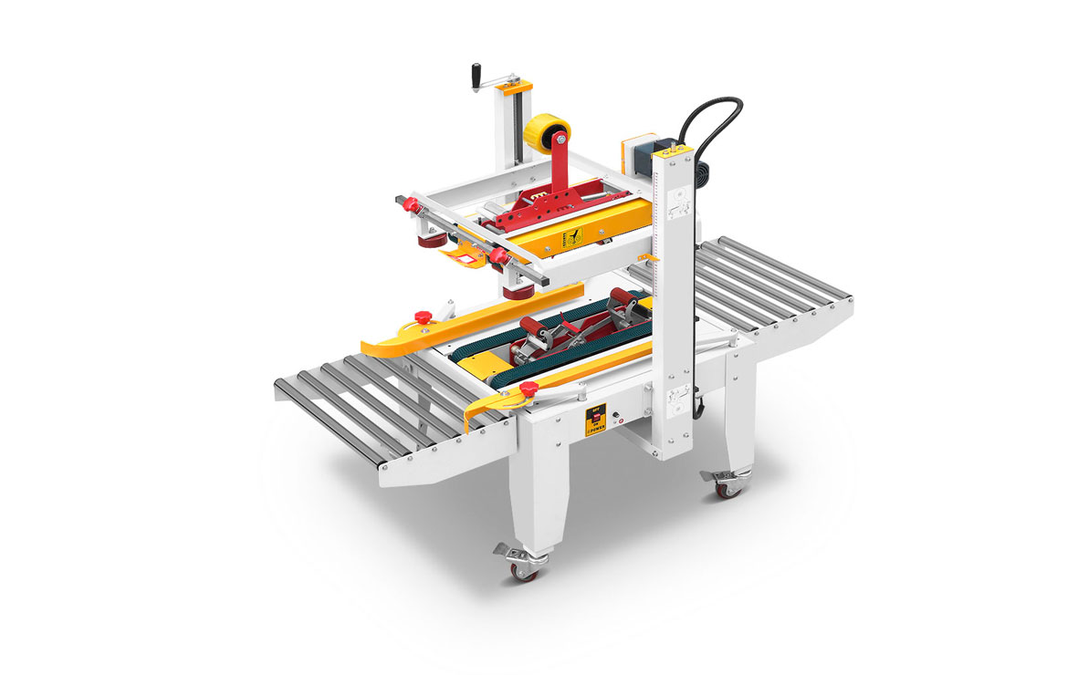 JS-FX500C 上下驅動手(shǒu)動折蓋膠帶(dài)封箱機